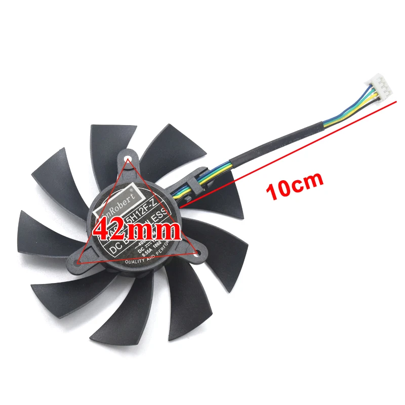 Новинка отверстие для видеокарты MSI GeForce GTX 950 2GD5 OC 1060 3G GTX1060 ITX 6G R7 360 85 мм 4 контакта 42
