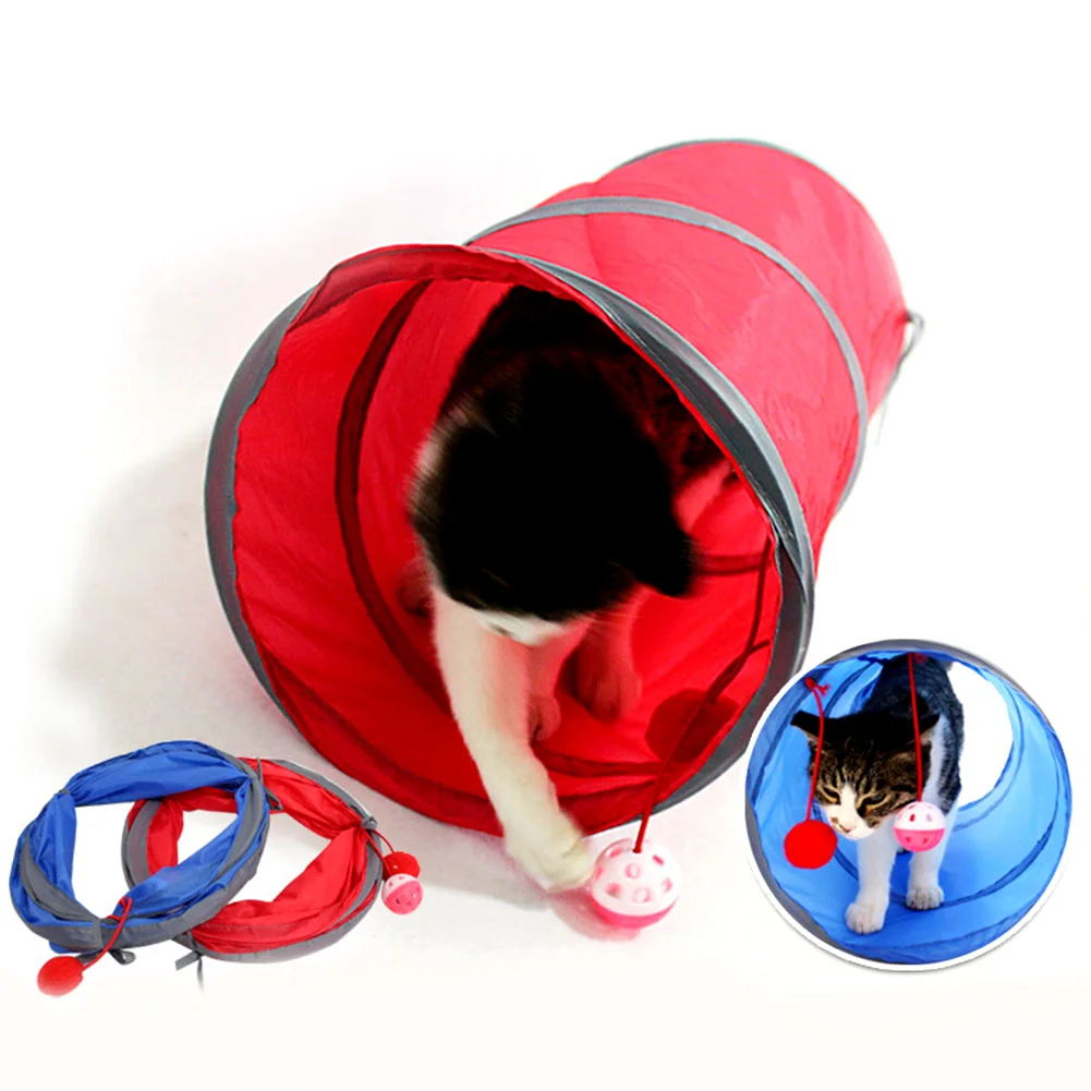 25x50 см игровой складной легкий милый туннель для домашних животных легко чистить
