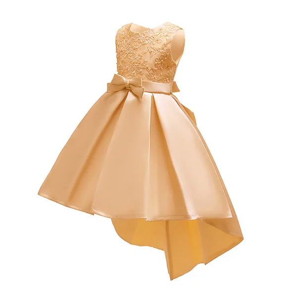 Dress K Вечерние платья для девочек; Детские платья для девочек; вечерние костюмы; Одежда для девочек с цветочным узором; элегантные платья для выпускного вечера - Цвет: Dress K