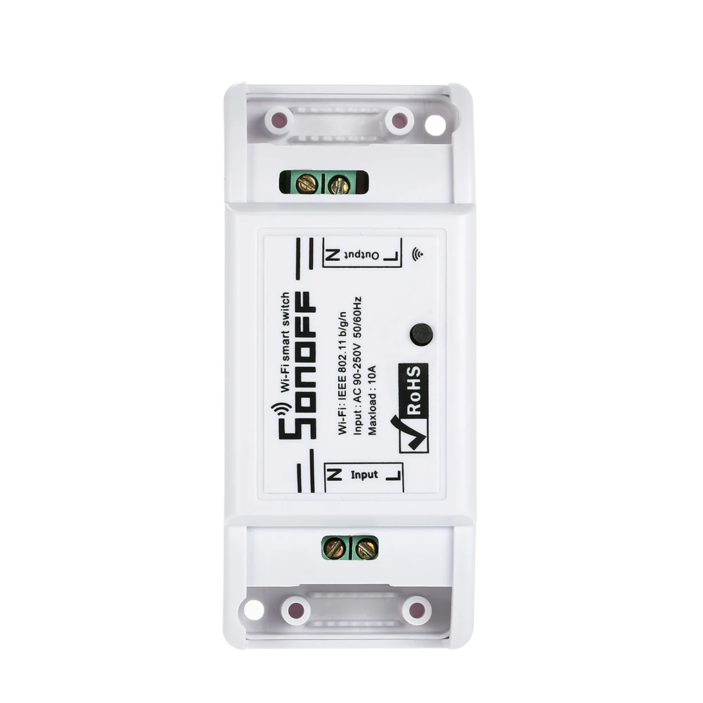 1/2/3/4/5/6/8/10 шт. Sonoff Basic Wi-Fi умный переключатель Wifi Контролируемая Беспроводной реле универсальный "сделай сам" умный дом переключатель Wi-Fi