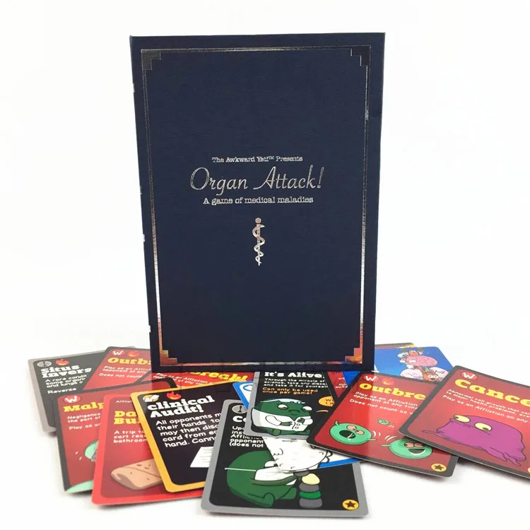 Взрослая настольная игра карта органа атака карточная английская