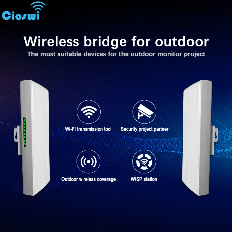 

Cioswi APG721 2,4G низкая стоимость 150 Мбит/с открытый беспроводной CPE Wi-Fi маршрутизатор для мониторинга лифта с высоким коэффициентом усиления 11dBi н...