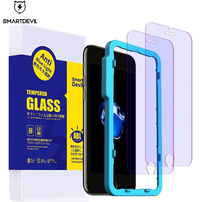 SmartDevil Новое закаленное стекло для apple iphone 8 8 plus смартфон анти-синий свет защитная пленка для экрана мобильного телефона