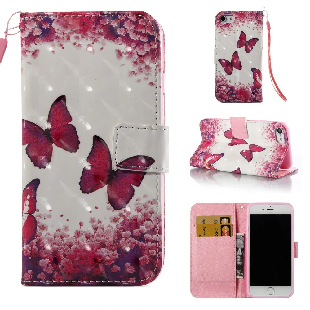 Блестящий чехол бумажник для iPhone 7 8 Plus Plus|phone cases|for iphonecase for phone |
