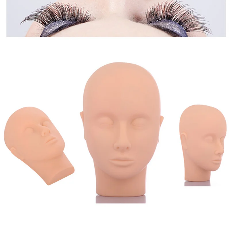 Тренировочный манекен с плоской головой тренировочная модель для макияжа