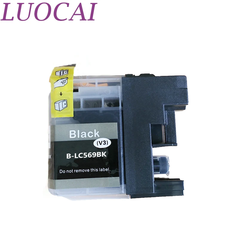 12 шт. LC569 LC569XL LC565 LC565XL LuoCai совместимые картриджи для принтеров Brother MFC J3520