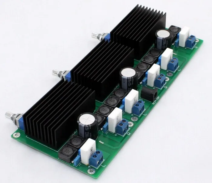 6 канальная Плата усилителя TDA7498/плата цифрового класса D DC24V 5A|amplifier board|digital amplifier