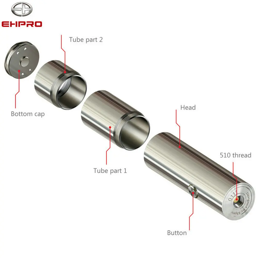 Оригинальный Ehpro Billow 101 50 Вт мод 0 49 дюймов OLED экран Регулируемая трубка подходит