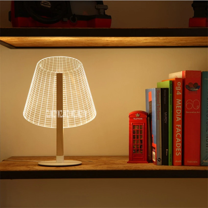 Новый инновационный светильник 3D Vision обучающая настольная лампа для чтения