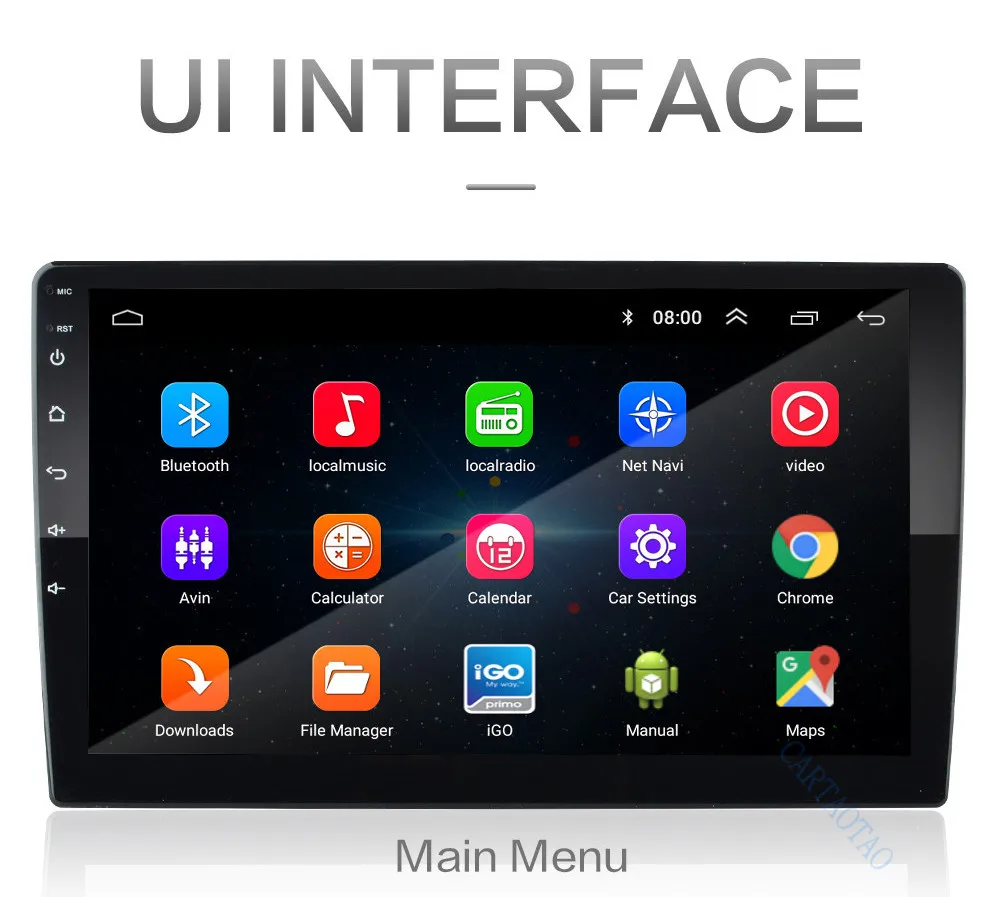 2 din Android 8,1 Автомобильный мультимедийный DVD плеер для Lifan 320 2009 2010 2011 2012 2.5D hd-навигатор для автомобиля gps навигации bluetooth-плеер