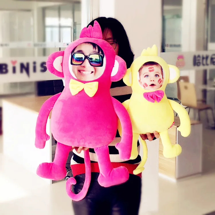 Фотография подушки в виде обезьяны настоящие человеческие рождественские