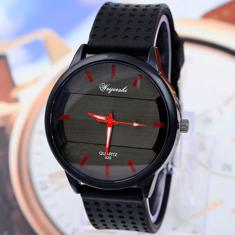 Часы унисекс Сокращенное движения спортивные часы час кварц силиконовой резины