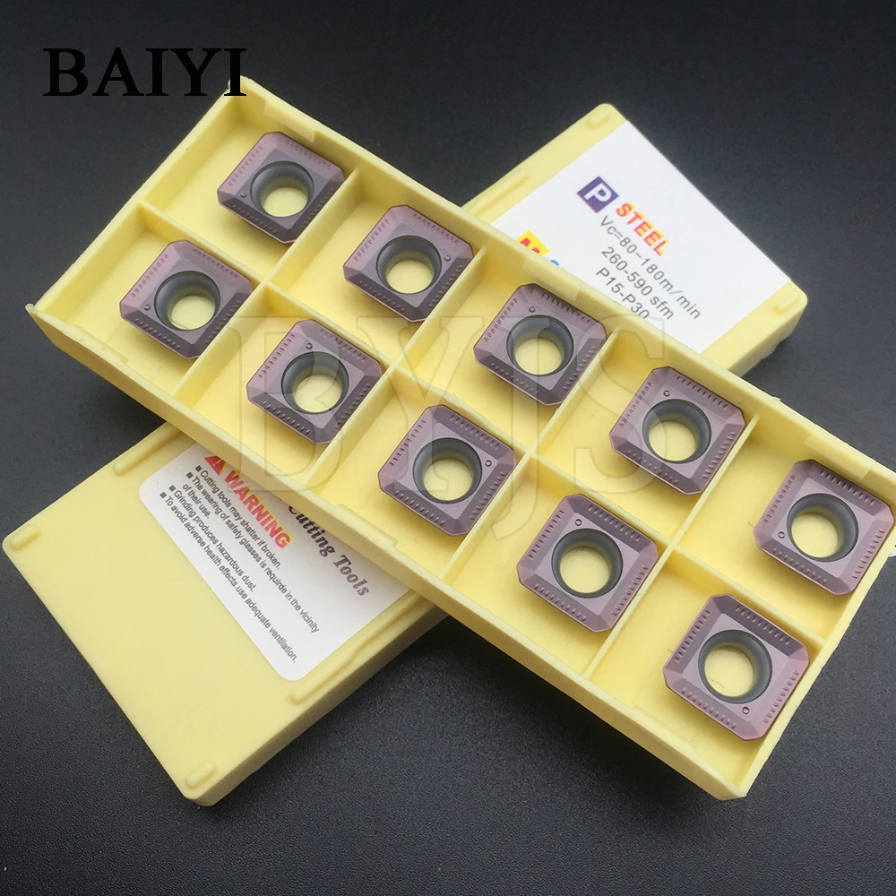 10 шт. SEKT1204AFTN XM LF6018 фрезерные Вставки для KM12 фреза SEKT1204 фрезерный нож из нержавеющей стали