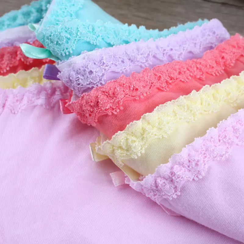 Трусы женские хлопковые с бантом на талии ярких цветов | Женская одежда