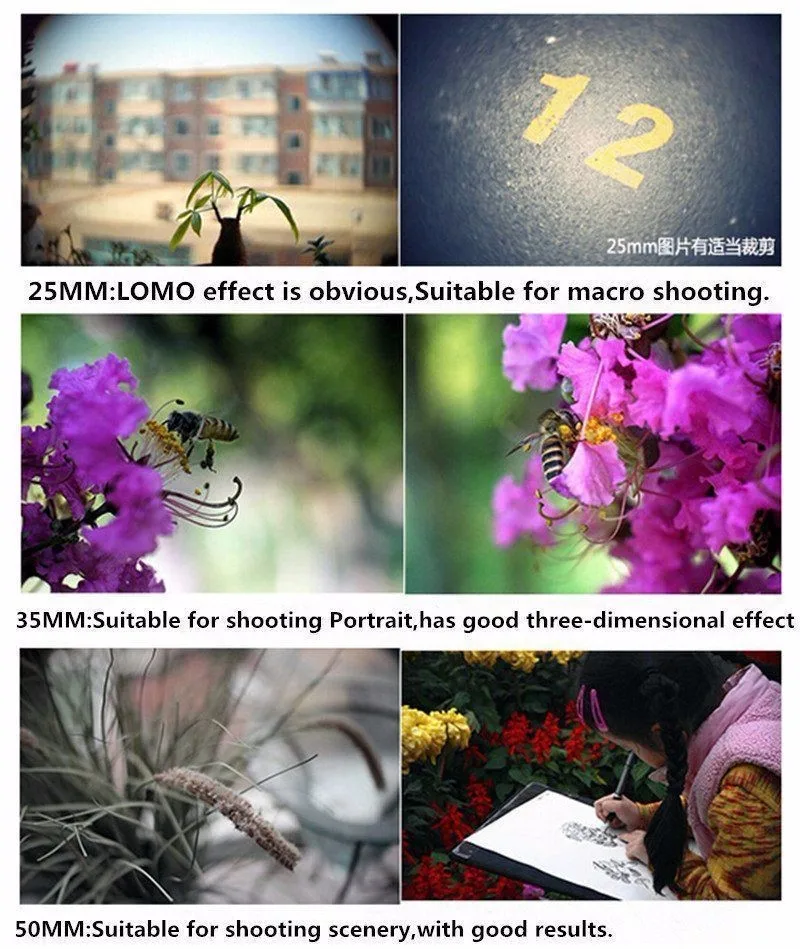 Комплект колец для объектива видеонаблюдения Fujian 3 в 1 25 мм f1.4 35 f1.7 50 Olympus Panasonic Micro