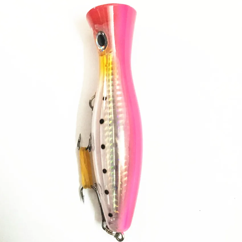 Большая приманка для рыбной ловли Поппера 12 см 43 г жесткая качественная наживка с