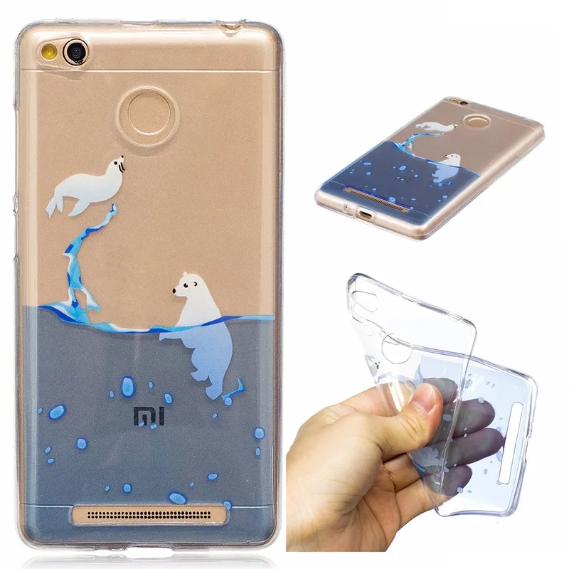 For Xiaomi Redmi 3 Pro / 3S 3X Case Lovely Soft Silicone TPU Cases Mobile Phone Protective Back Cover Coque | Мобильные телефоны и