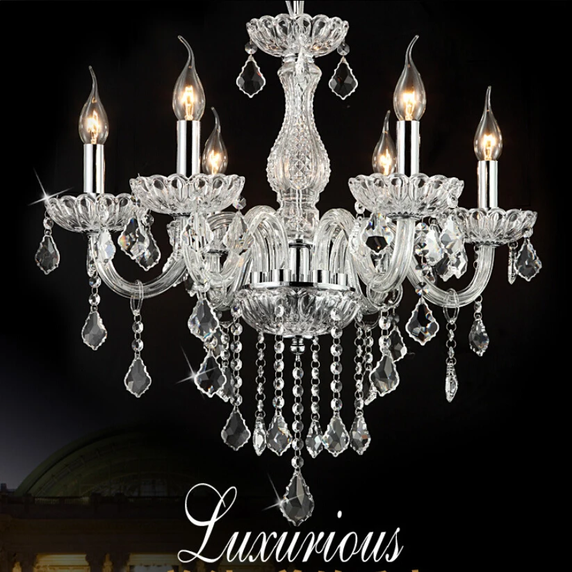 Кристаллический светильник Vitrust K9 светодиодный для дома современный подвесной