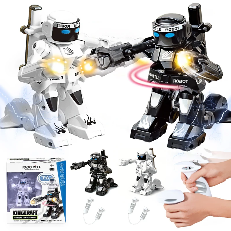 

777-615 Battle RC Robot 2.4G Body Sense Remote Control Toys For Kids Gift Toy Model Mini Smart Robot Battle Toys For Boys