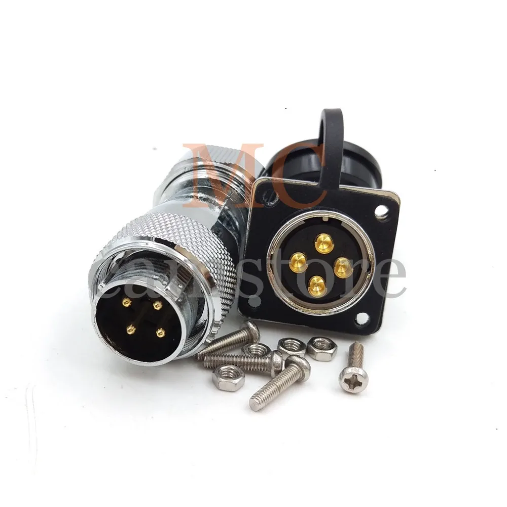 WS20 панельный Соединитель с 4-контактным разъемом номинальный ток 25 А разъем