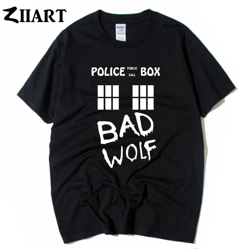 Плохой волк из ТПУ с принтом &quotТардис (полиция будка окно общественных вызова