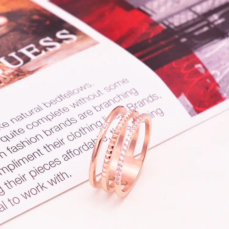 fashion rose gold titanium ring for men and women | Украшения и аксессуары