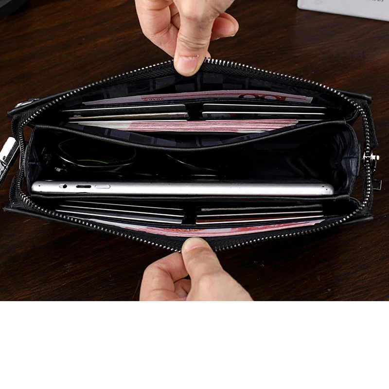 Кошелек мужской из натуральной кожи с узором под кожу крокодила|Мужские