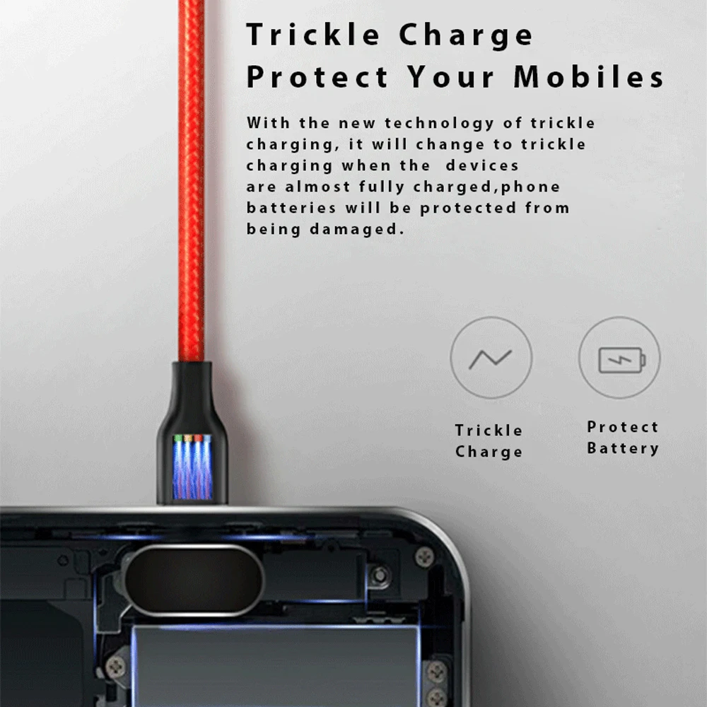 VOXLINK USB кабель с нейлоновой оплеткой для iphone X XS XR, usb-кабель для быстрой зарядки и синхронизации данных для iphone xs max 8 8Plus 7 6 6 S ipad mini