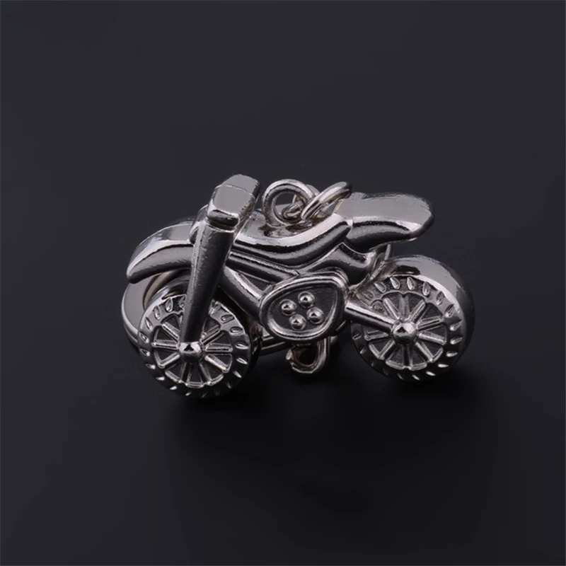 1 шт. мини модель мотоцикла цепочки кольца для ключей металлический держатель из