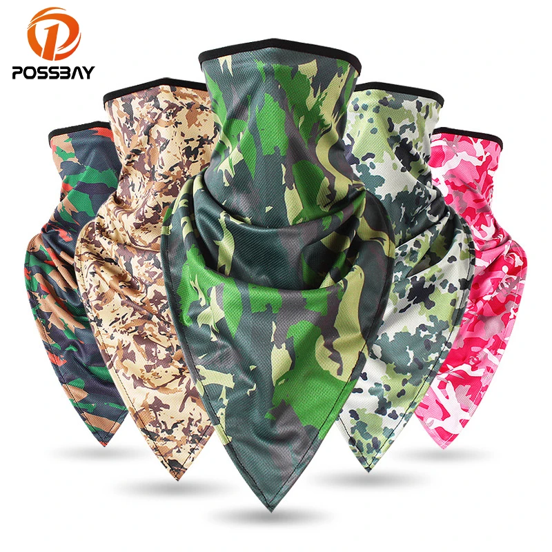 Мотоциклетный шарф POSSBAY унисекс маска для лица мягкая велосипедная Байкерская