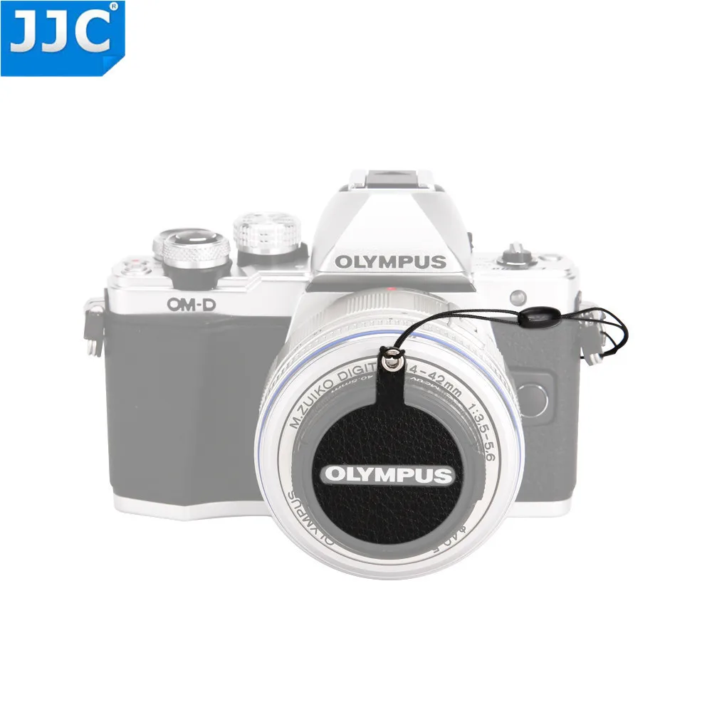 JJC Крышка для объектива из натуральной кожи держатель фотовспышки Olympus |