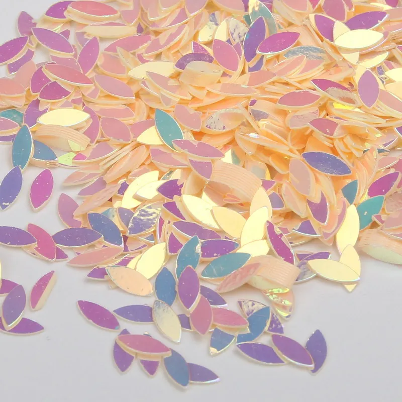 10 г/пакет потрясающая красота блеск для ногтей пылевые блестки оранжевая маркиза