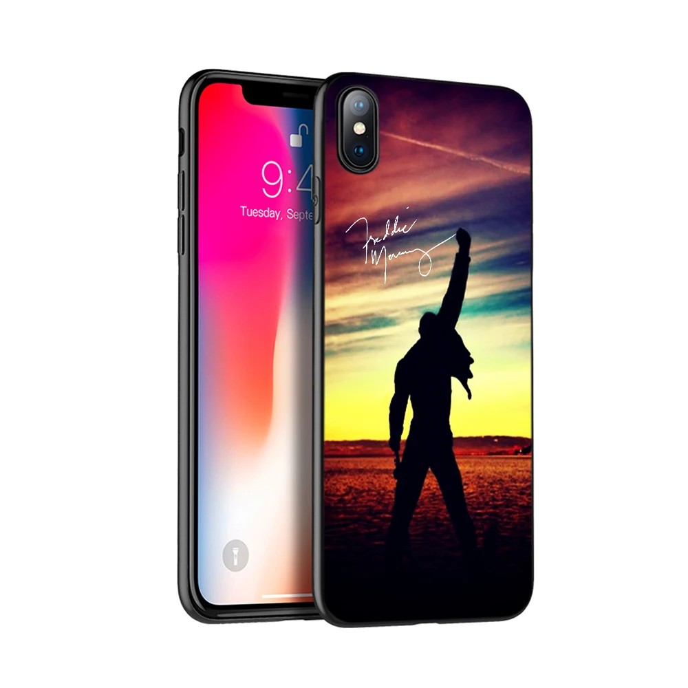 17971 Черный чехол ТПУ для iphone 5 5s se 6 6s 7 8 plus x 10 силиконовый чехол для iphone XR XS 11 pro MAX чехол Фредди Меркури Queen band - Цвет: 17971