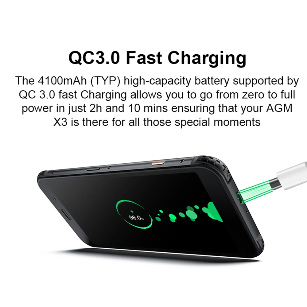 AGM X3 Cobanding 5 99 'ƊG смартфон 6 ГБ/8 ГБ + 64 SDM845 Android 8 1 IP68 Водонепроницаемый мобильный