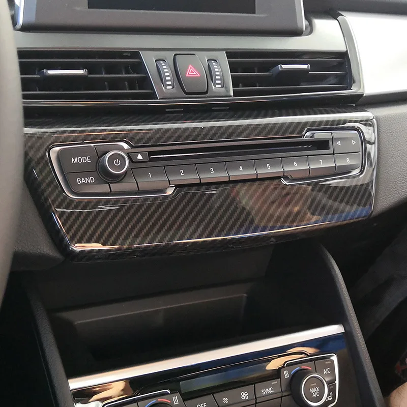 Стильная панель из углеродного волокна для BMW 2 серии F45 F46 218i 2015 2018 ABS центральная