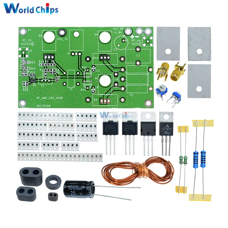 

45W SSB Linear Power Amplifier CW FM HF Radio Transceiver Shortwave DIY Kit