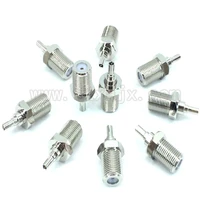 wholesale 10pcs f to crc9 adapter f female to crc9 antenna connector for huawei 3g 4g modem new product fast free shipping