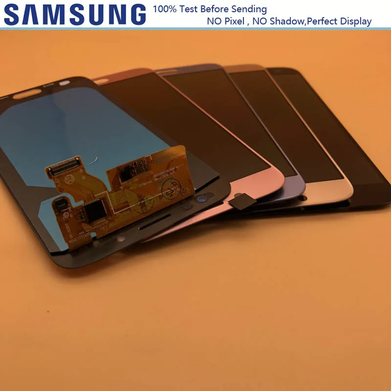Супер AMOLED дисплей 5 дюйма для SAMSUNG Galaxy J7 Pro 2017 J730 J730F жк дигитайзер в сборе запасные