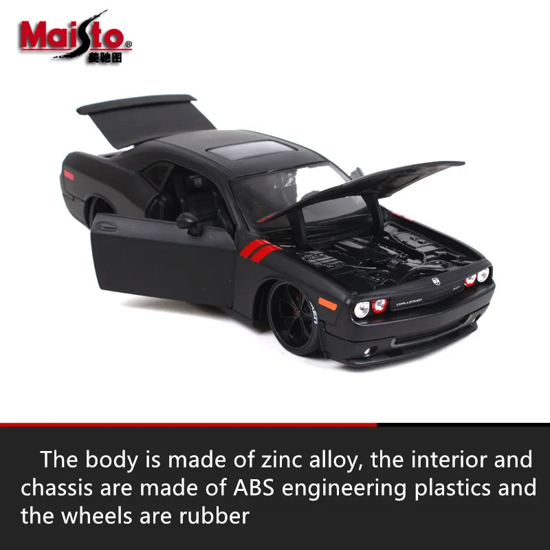 Maisto 1:24 2008 Dodge Challenger имитация сплава Модель автомобиля ремесла украшение Коллекция игрушек инструменты подарок