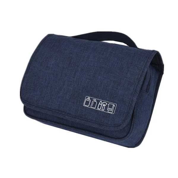 Dark Blue Большая подвесная косметичка для путешествий, косметичка для туалетных принадлежностей для женщин и мужчин, косметичка для макияжа, косметичка, органайзер, аксессуары для хранения, моющаяся сумка - Цвет: Dark Blue