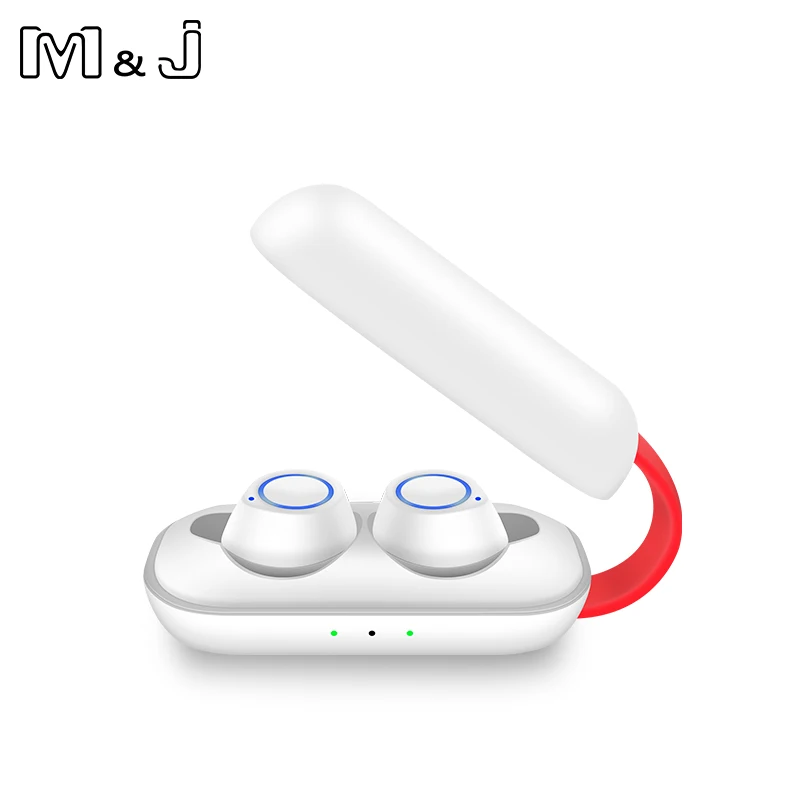 M& J Bluetooth наушники TWS наушники беспроводные Bluetooth наушники 6D стерео гарнитура Bluetooth наушники с микрофоном и зарядным устройством