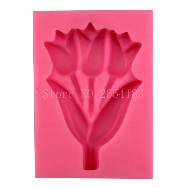 Валентина Тема роза цветок подарок силиконовые помадки мыло 3D форма для торта