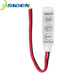 5 шт., новейший 3Key мини RGB-контроллер, светодиодный контроллер для 5050 3528 SMD светодиодный светильник ленты 5050 3528 3014