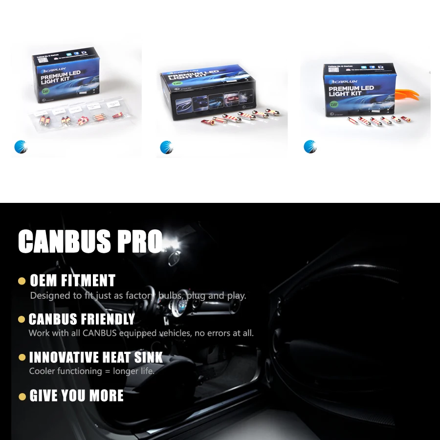 15 шт. Белый Премиум светодиодный полный внутренний комплект для чтения 2013-2015 Nissan