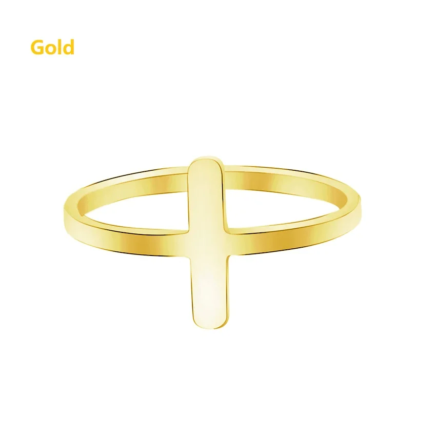 Dianshangkaituozhe классический Религиозные Креста палец кольцо Нержавеющая сталь Jewelry