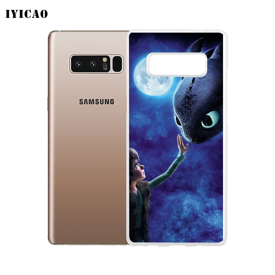 IYICAO Как приручить дракона мягкий силиконовый чехол для телефона Samsung A5 A6 Plus A7 A8 A9 J3