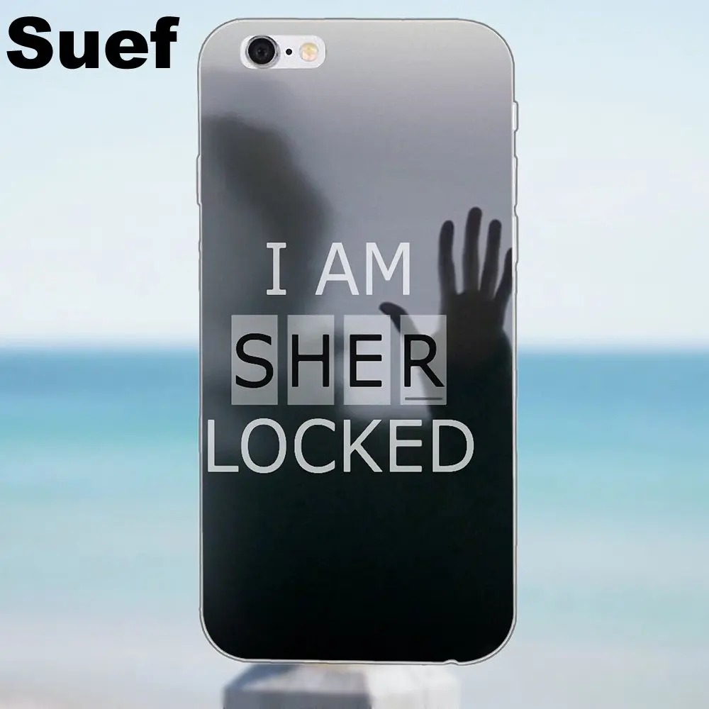 Suef для iPhone X 4 4S 5 5S 5C SE 6 6S 7 8 Plus Galaxy A3 A5 J1 J3 J5 J7 2016 2017 мягкие чехлы из ТПУ I Am Sherlocked обои |