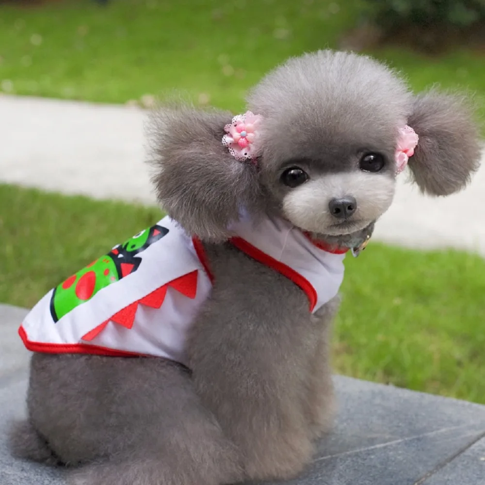 Весна и лето новый плюшевый медведь для домашних собак Одежда животных жилет