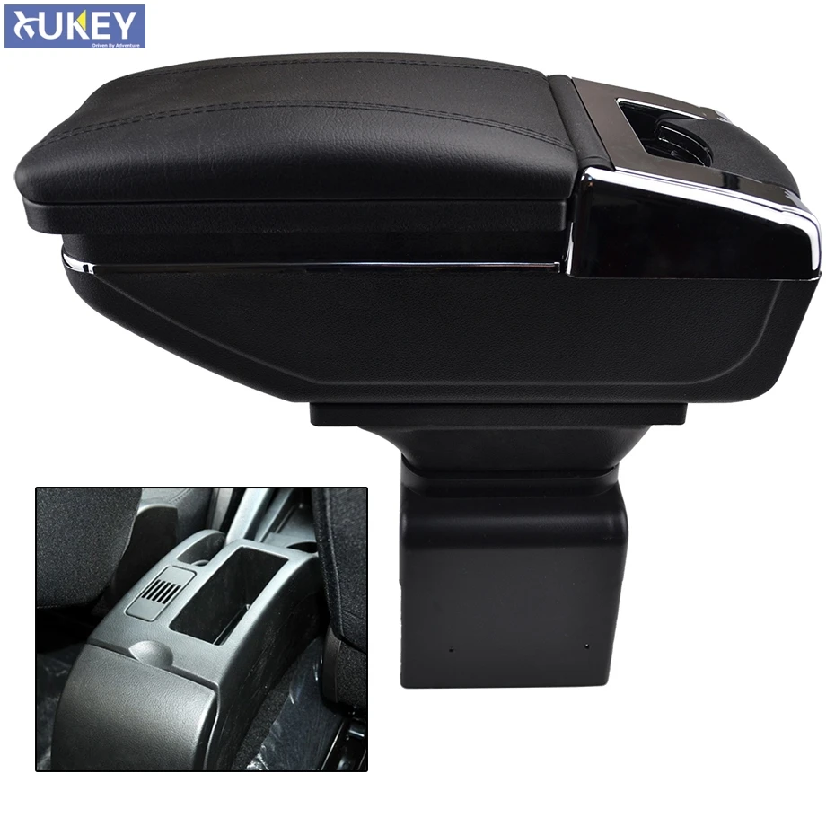 

Storage Box Armrest For Peugeot 307 Arm Rest Center Centre Console Rotatable