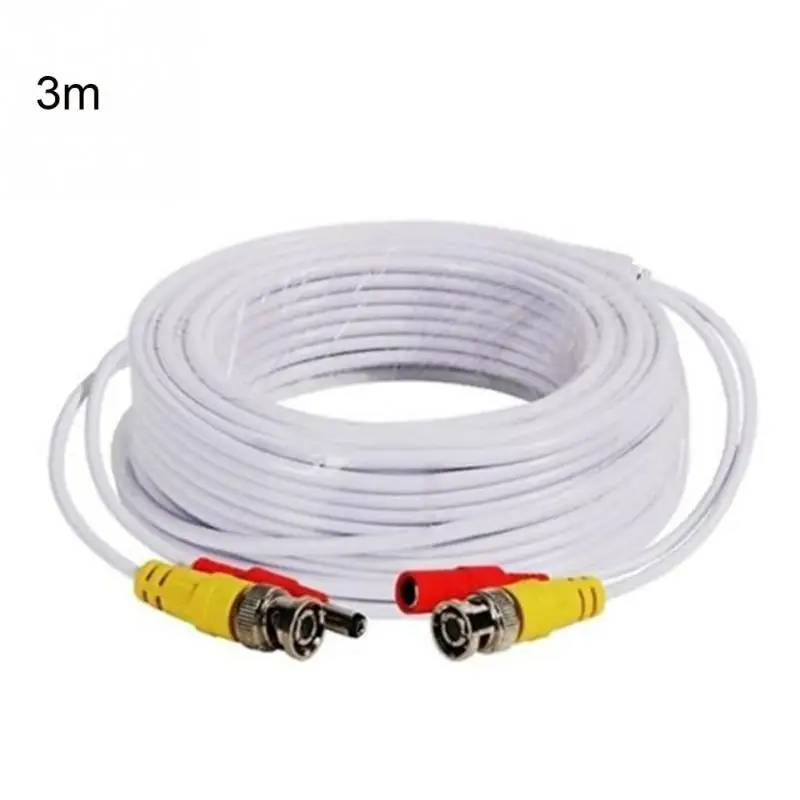 New CCTV Camera Accessories BNC Power Video Siamese Cable for Surveillance DVR Kit Length 1m 5m 10m 20m 30m